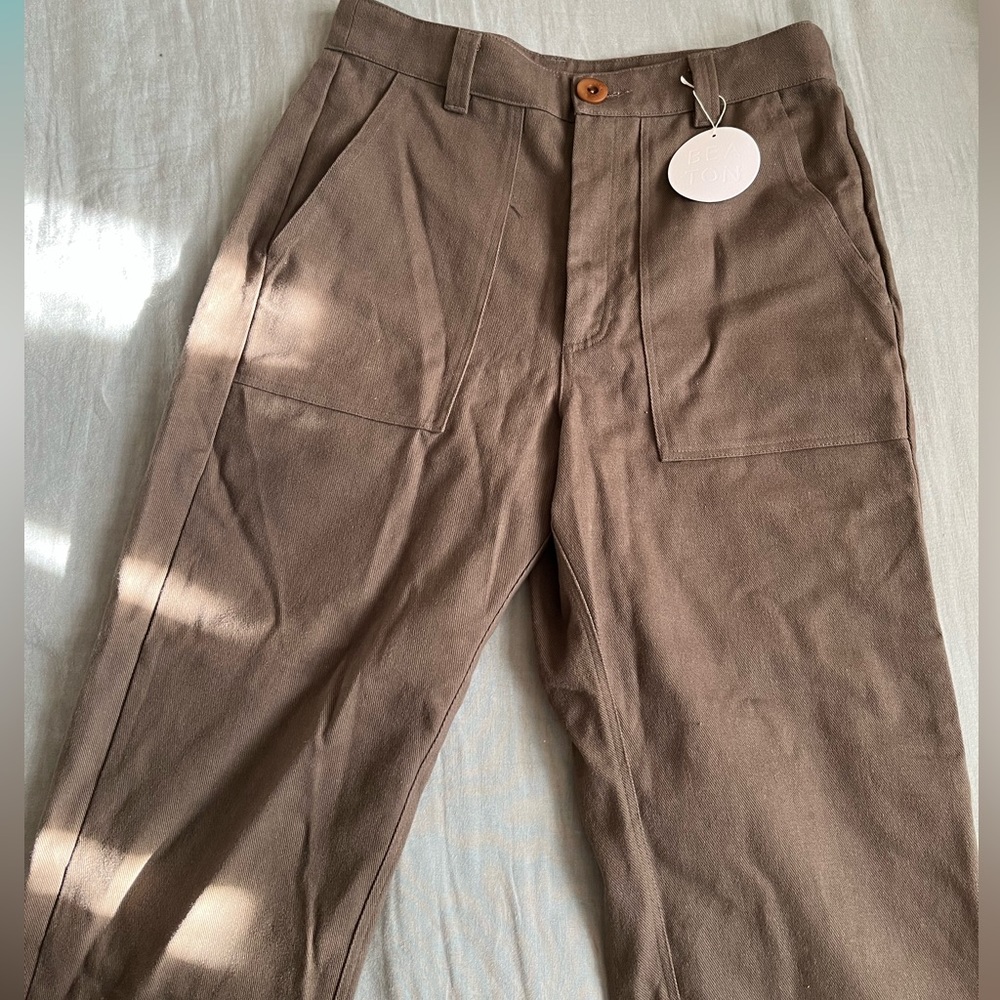 beaton linen utility pants size 12